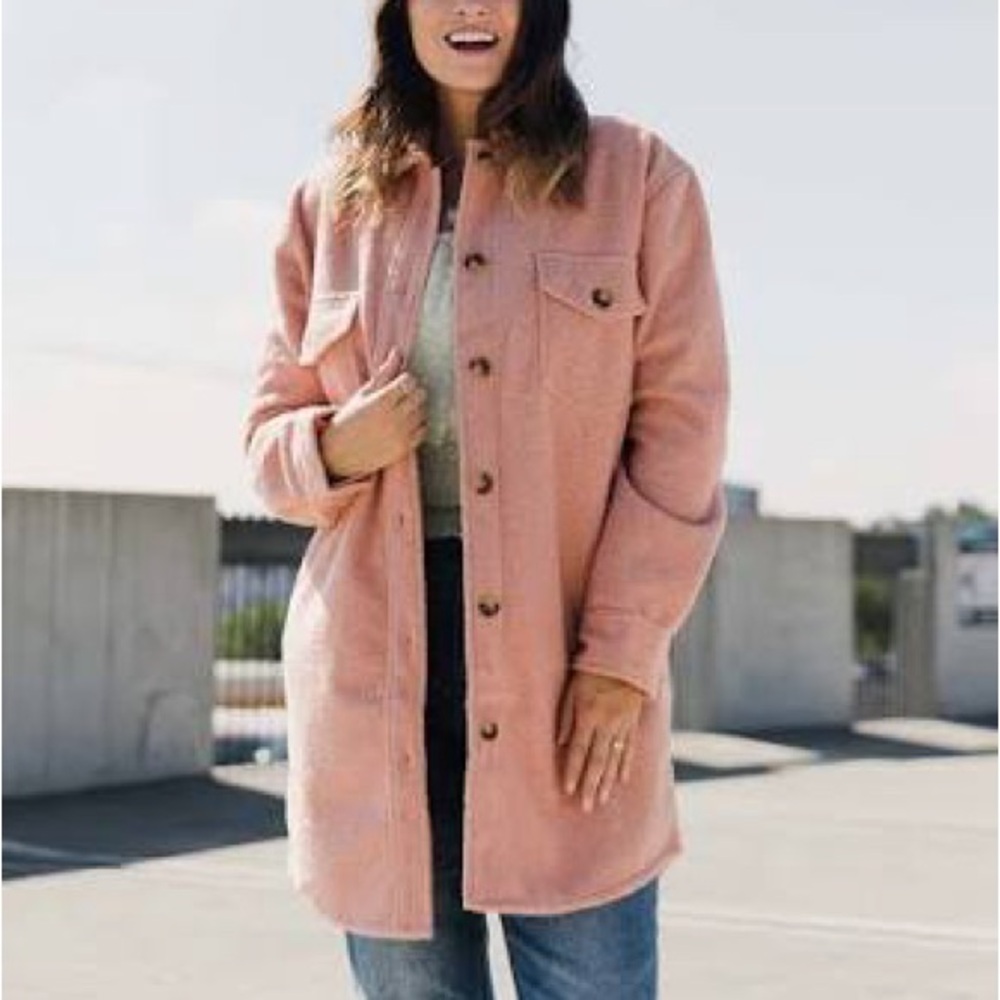 Jackson Rowe Pink Sherpa Jacket